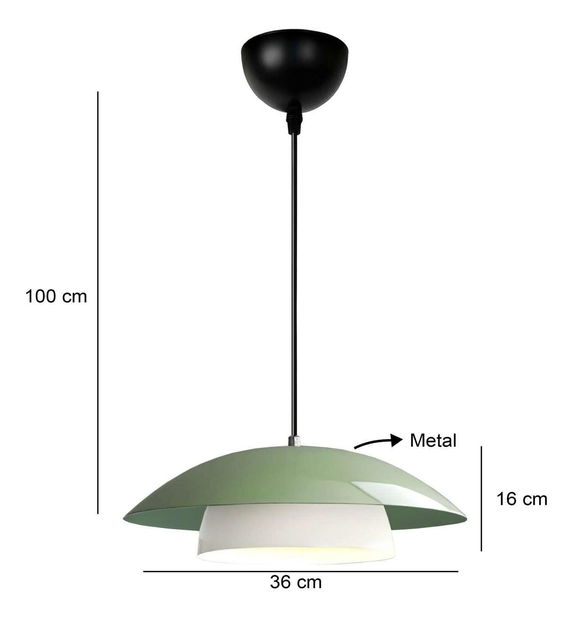 Stropna svjetiljka Mentolesso 1 (metvica)