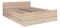 Bračni krevet 160x200 cm Cortez C 16 (hrast sonoma) (s podnicom)
