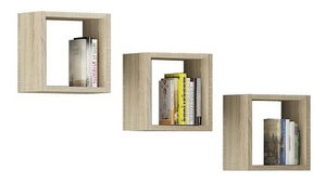 Set rafturi de perete Kenzo (stejar sonoma)