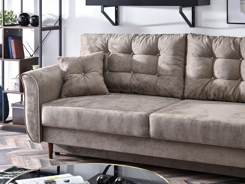 Kétszemélyes kanapé Lirica (bézs)