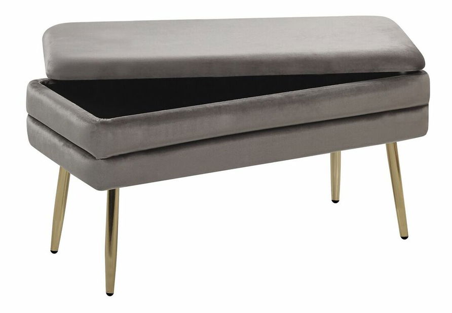 Bancă DUREM (gri) (cu sp. depozitare)