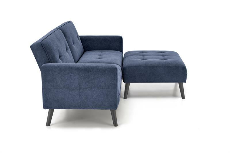 Sofa s tabureom Corner (plava)