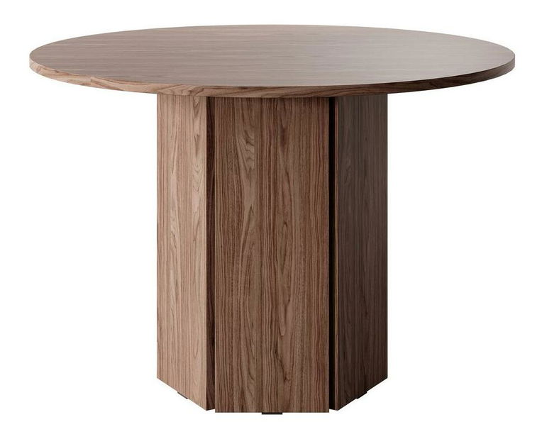 Masă de sufragerie Hermionne (pentru 4 persoane) (nuc) *resigilat