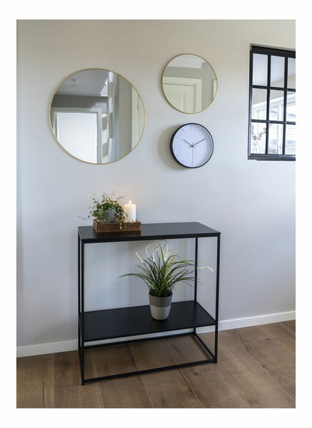 Konzolový stolík Vistalia 8 (čierna)