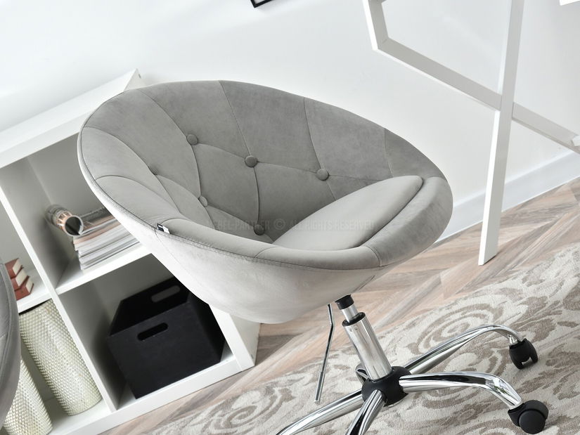 Fotel Lush 4 (szürke + króm)