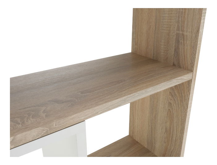 Raft Unwest (Alb + Stejar sonoma) *vânzare stoc