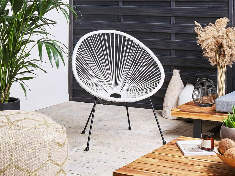 Set mobilier de grădină Alvarez (alb)