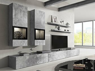 Mobilier living Barly Typ 10 (deschis beton)