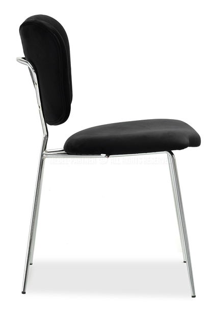 Stolička Wrangler (čierna + chrómová)