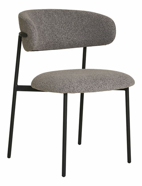 Jedálenská stolička Mevania (svetlosivá)