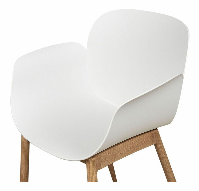 Set 2 ks jedálenských stoličiek Abila (biela)