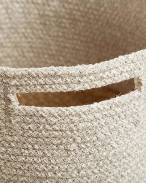 Set 2 buc. coșuri textile NATHALIA (textil) (bej)