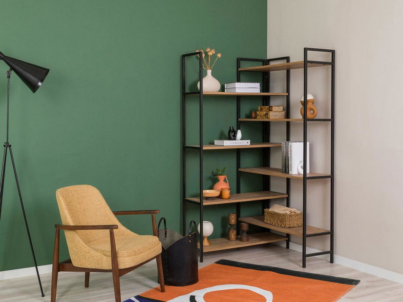 Regál Punale 1 (borovica atlantická + čierna)