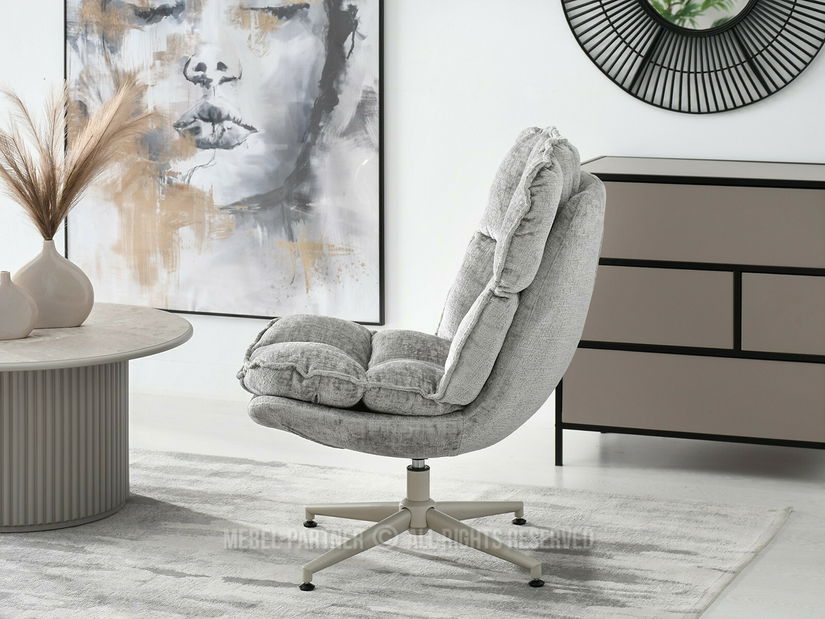 Fotelja Jaspier (siva + krem)