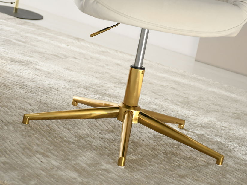 Relaxačné kreslo Merindana (krémová + zlatá)