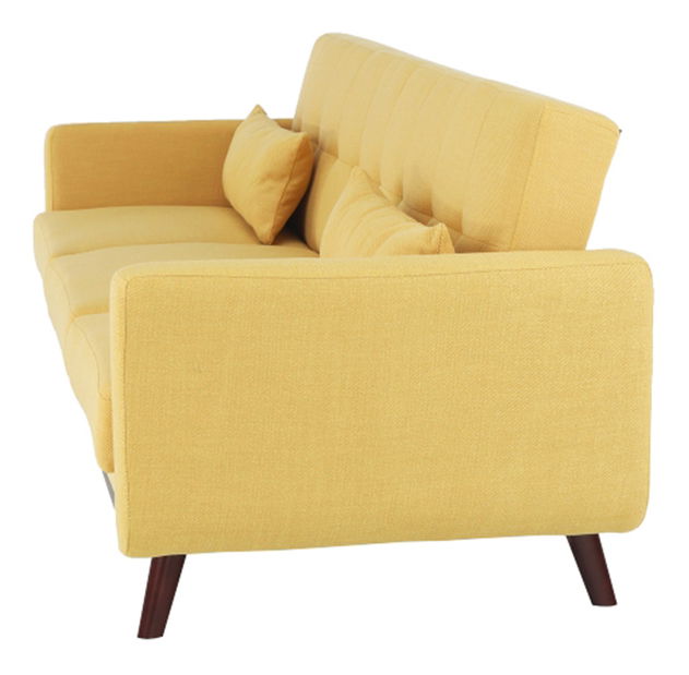 Szétnyitható kanapé Alestra (mustár)