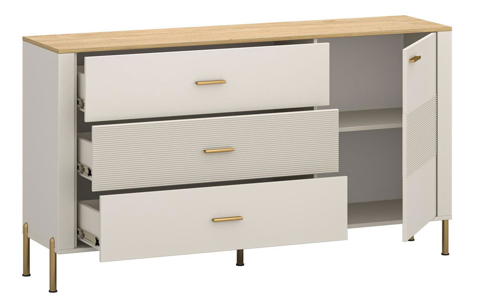 Komoda Reiteradas 1 (kašmir + kameni hrast) 