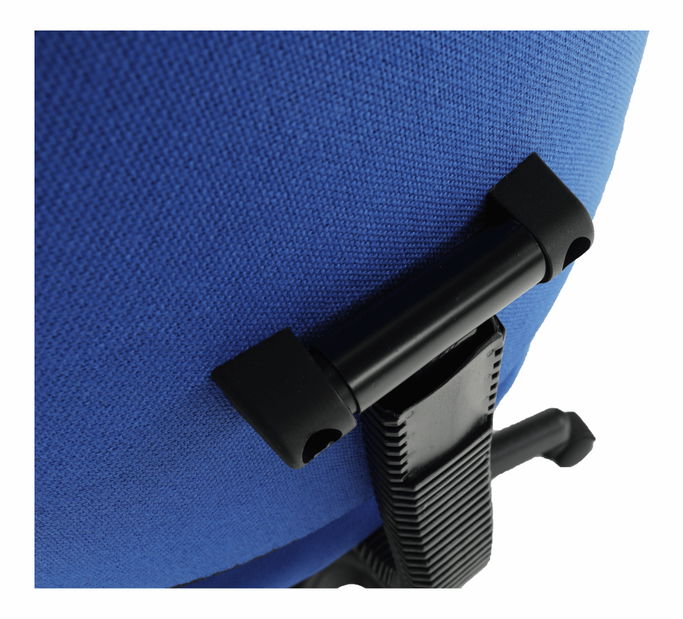 Kancelárska stolička Taos (čierna + modrá)