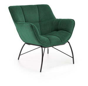 Fotoliu Betali (Verde închis + negru)