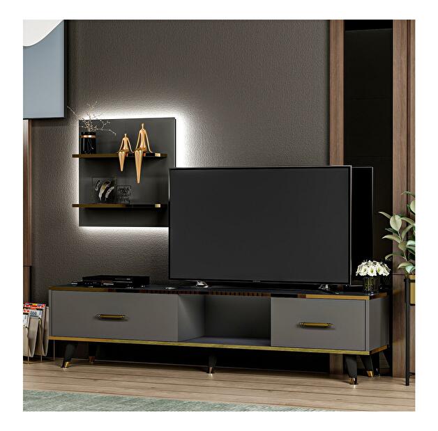 Mobilier living Mevala 2 (antracit) 