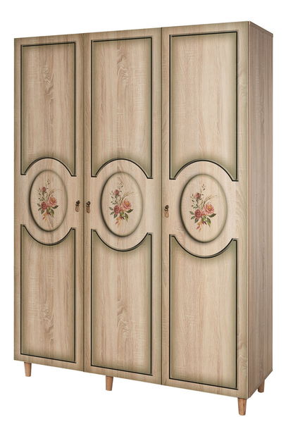 Šatníková skriňa Modella 421 (dub sonoma)