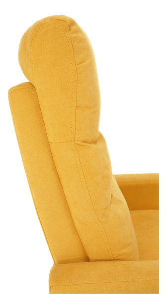 Fotoliu reglabil Tursus (galben)