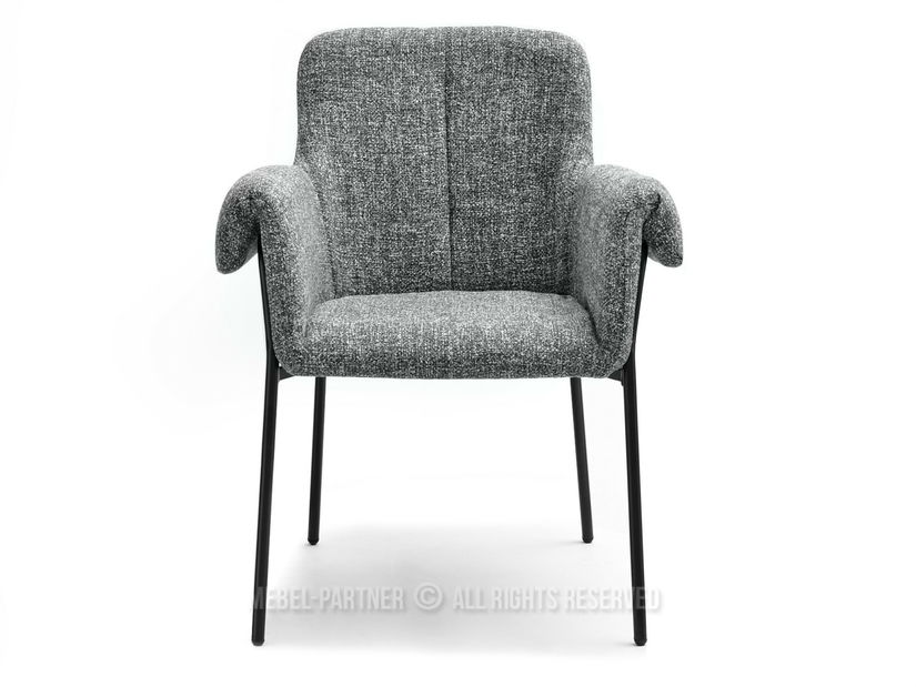 Stolička Mateo (sivá + čierna)