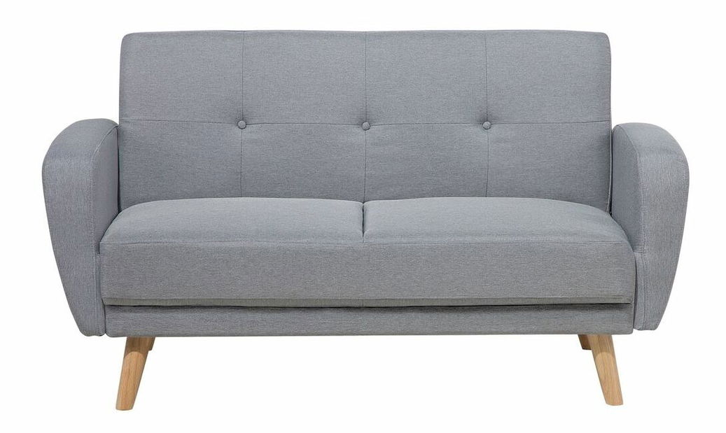 Kétszemélyes kanapé FLONG (textil) (szürke)