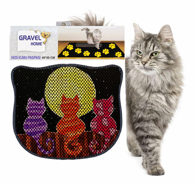 Podložka pod mačací záchod Kadal 7 (viacfarebné)