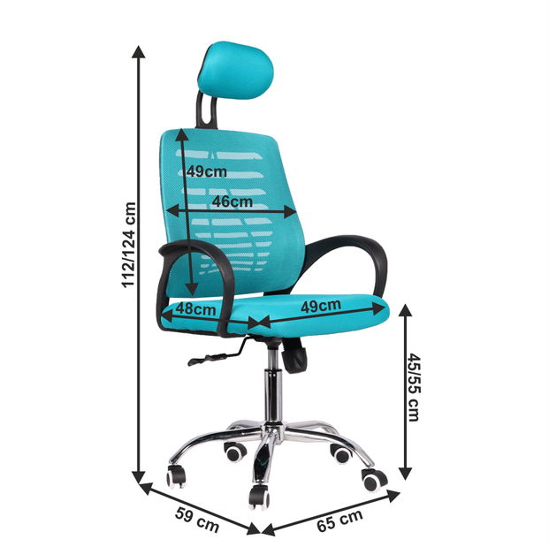 Scaun directorial Ellza (petrol) 