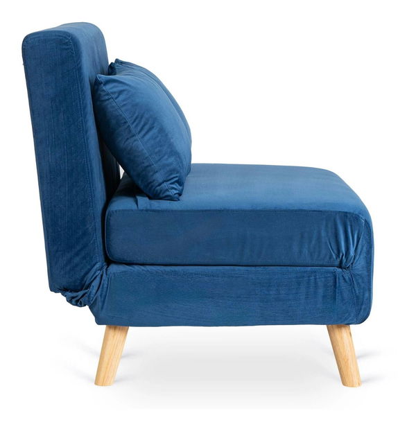 Fotoliu extensibil Motecacleta 2 (albastru marin) 