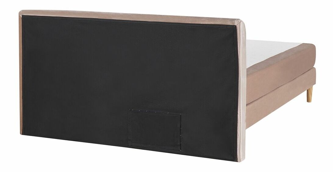 Manželská posteľ 160 cm MARIASSE (béžová) (s roštom)