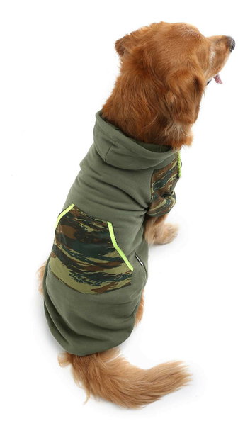 Hanorac pentru câini Asker (verde) (4XL)