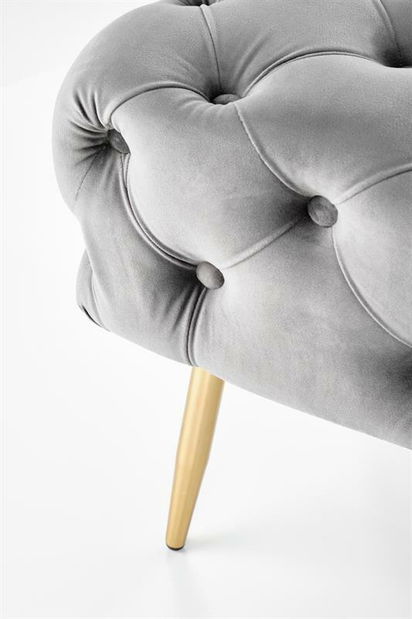 Klupa Alesha (siva + zlatna)