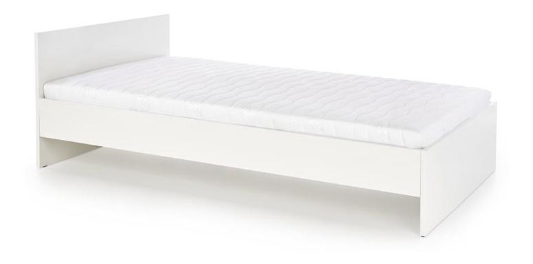 Manželská posteľ 120 cm Vida LOZ-120 (bez matraca a roštu) (biela)