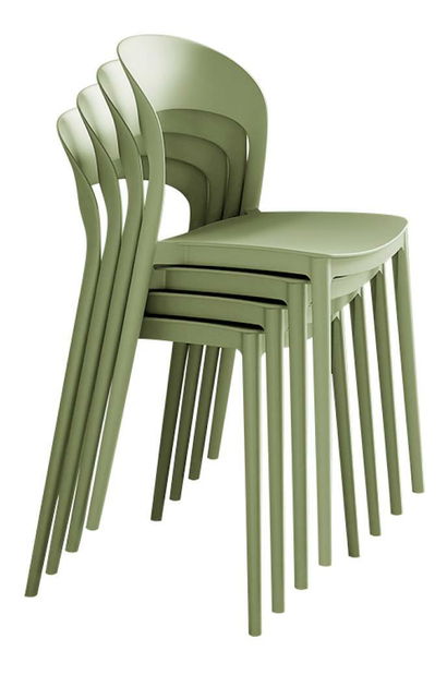 Scaun sufragerie Recibir (verde) 