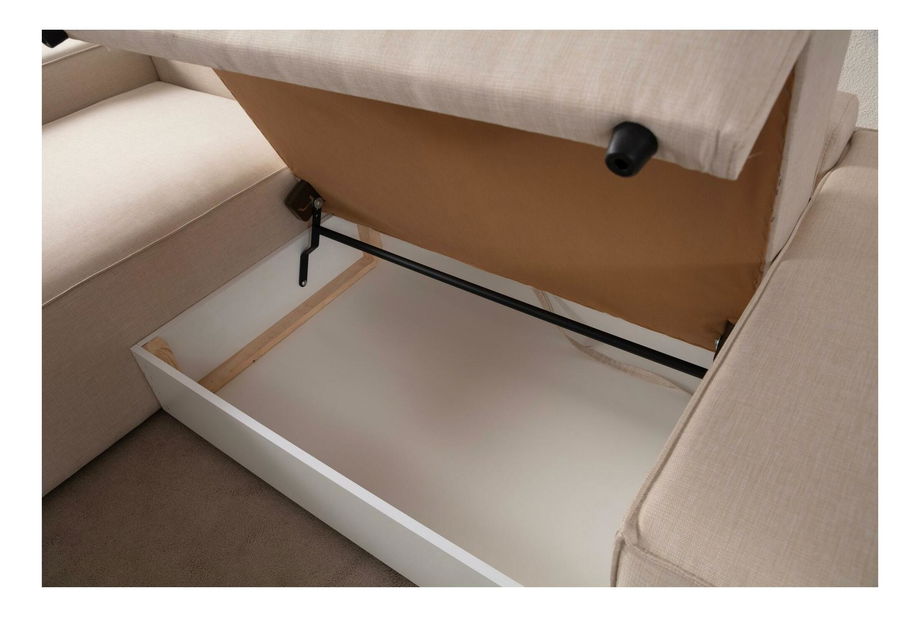 Colțar Pirlofenzza (cu sp. depozitare) (S) (ecru)