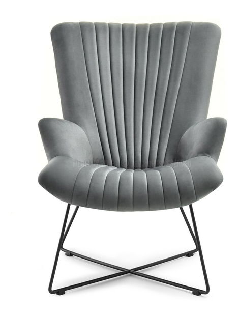 Fotoliu relax Nuttshell (gri + negru)