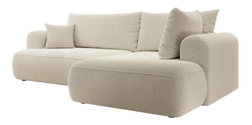 Colțar Olivo II (D) (bej + negru)