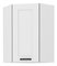 Horná rohová kuchynská skrinka Lucid 60x60 GN-90 1F (45°) (korpus: biela + front: mdf biela)
