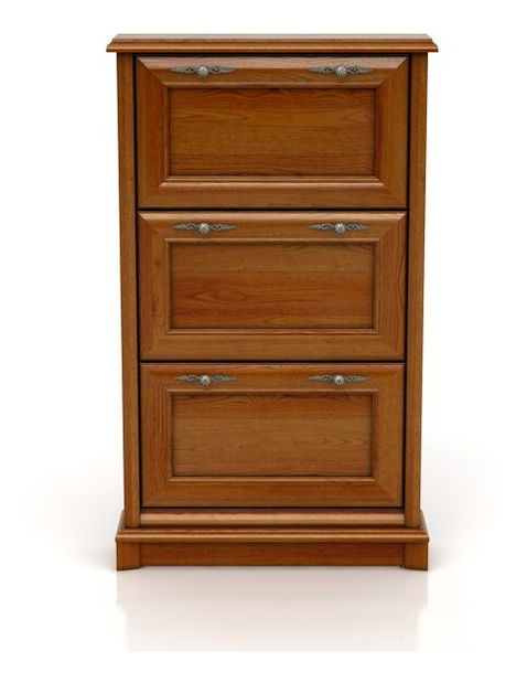 Botník (skrinka na topánky) BRW KENT EBUT 60 (Gaštan)