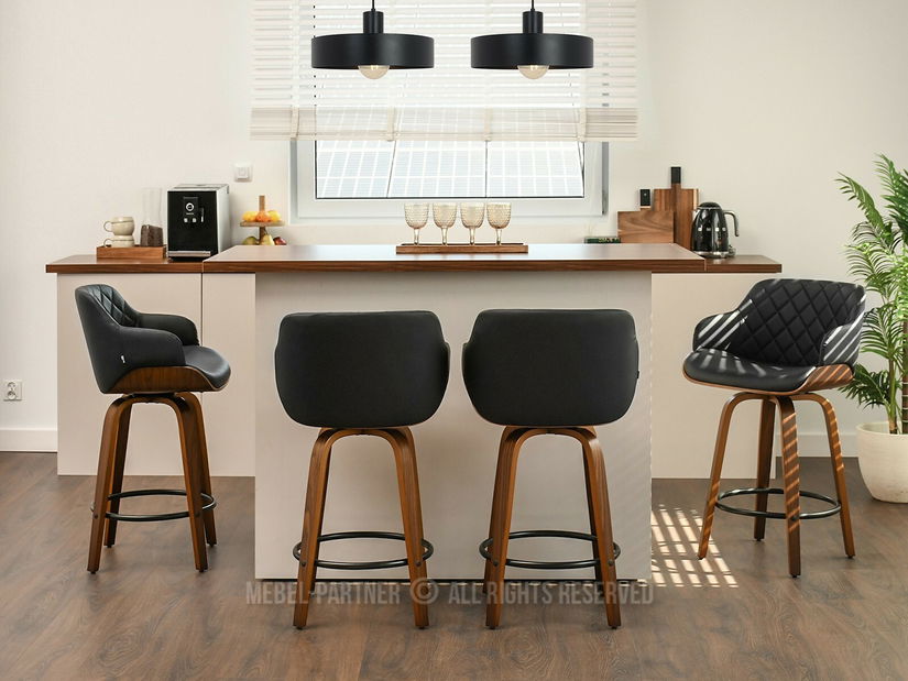 Stolica Sorien H (crna + orah)