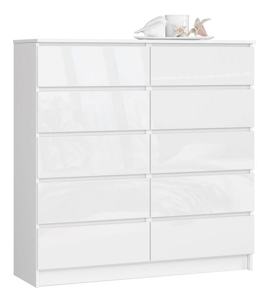 Komoda Kapil III (bijeli sjaj)