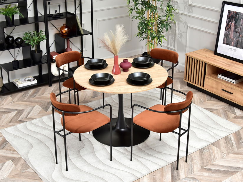 Stolica Magnus (bakar + crna)