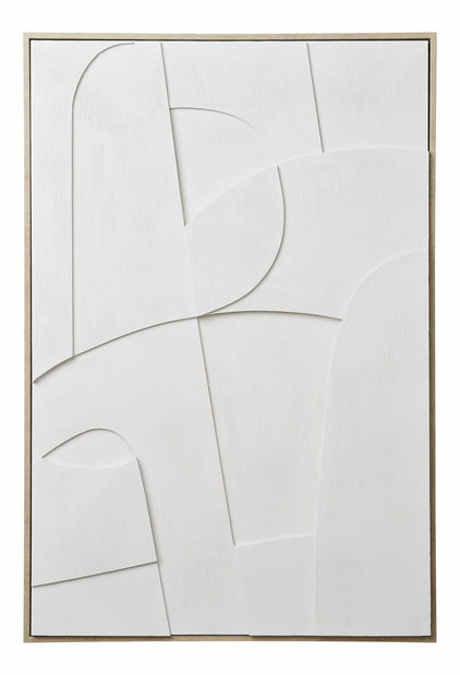 Nástenná dekorácia Meloria (biela)