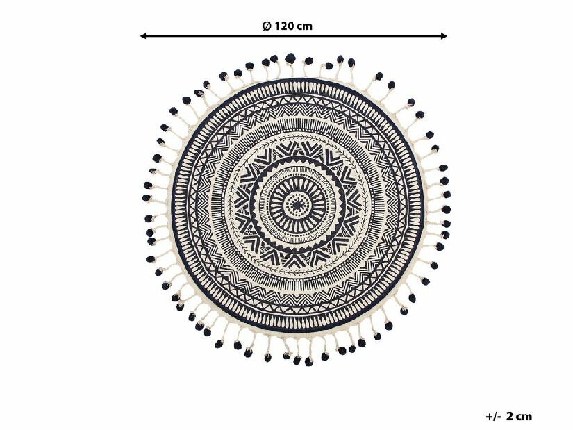 Koberec 120 cm Tamtam (biela)