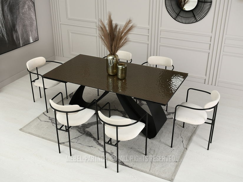 Szék Magnus (krém + fekete)