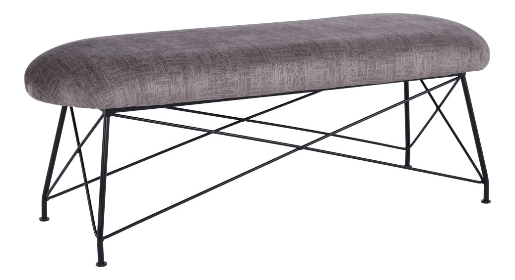 Dizajnová lavica, taburetyá hnedá LAVICA 