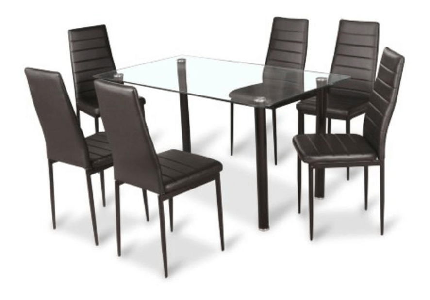 Set 2 ks. jedálenských stoličiek Collort nova (čierna ekokoža) *bazár