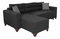 Rohová sedačka Tlofa (antracit) (P)